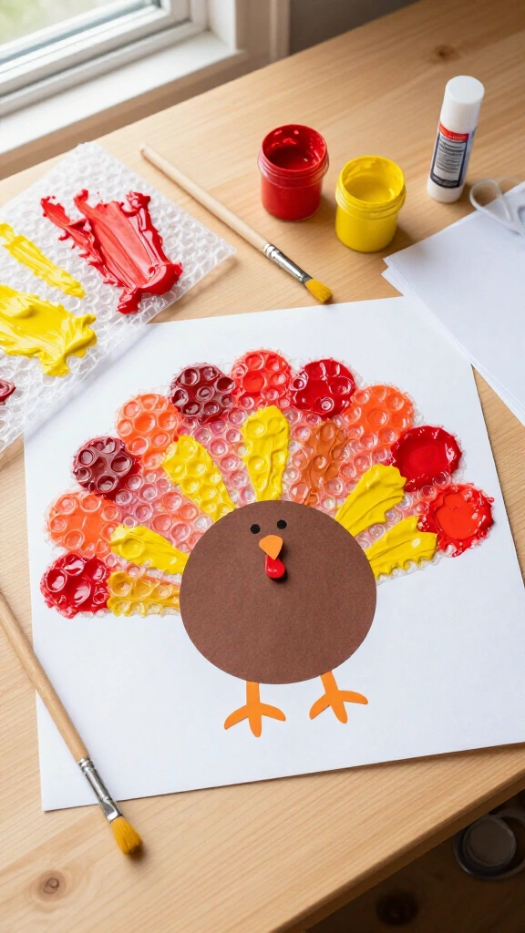 Bubble Wrap Printed Turkey