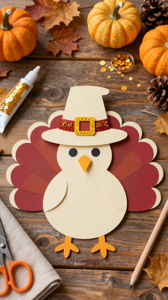 Pilgrim hat turkey body
