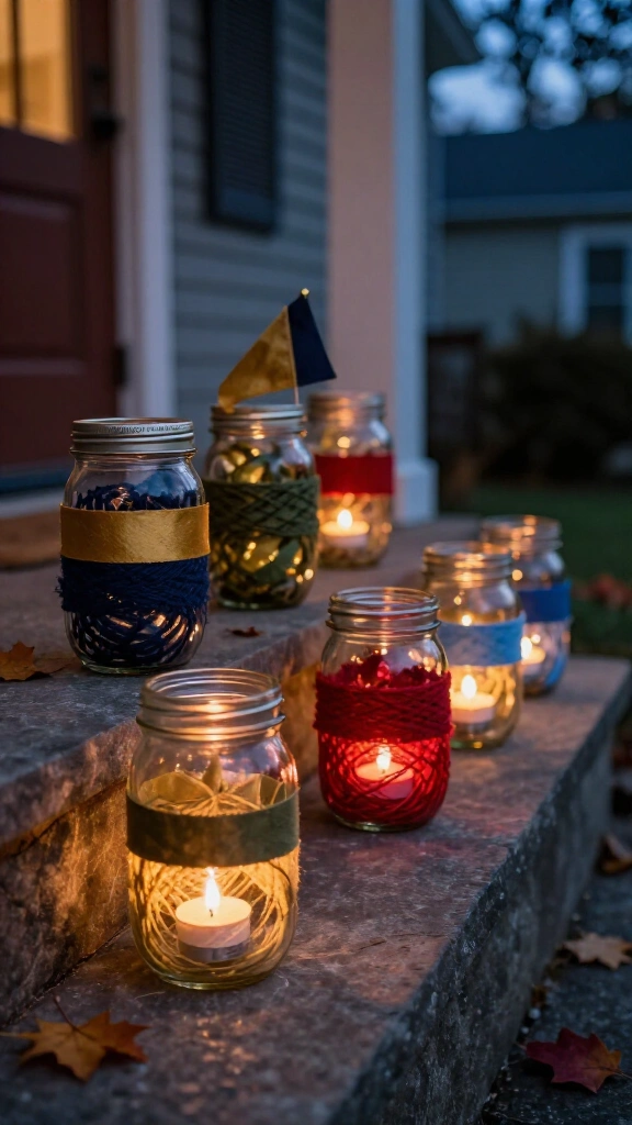 Military branch tribute jars