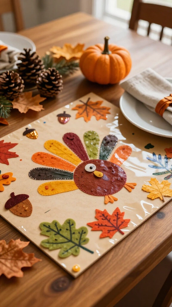 Thankful placemat craft
