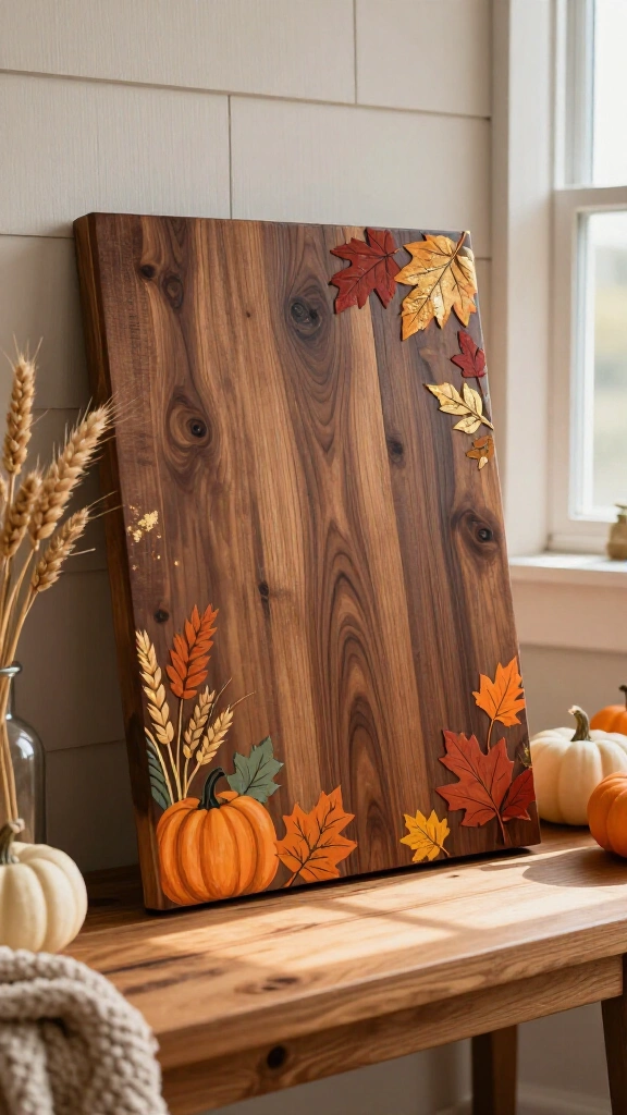 Thankful wooden sign