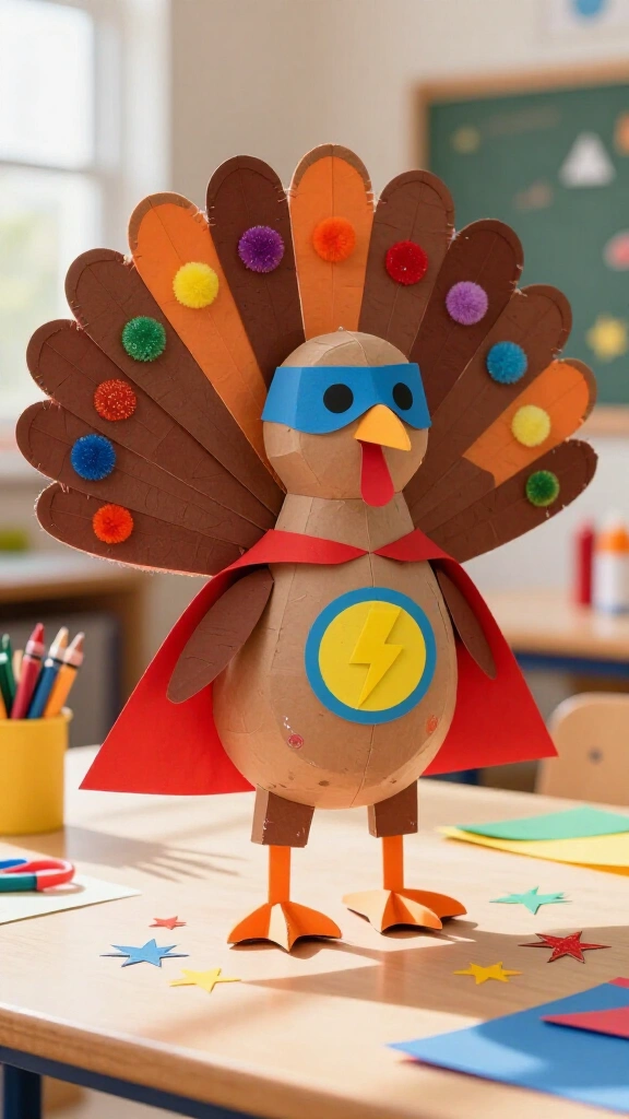 Superhero turkey
