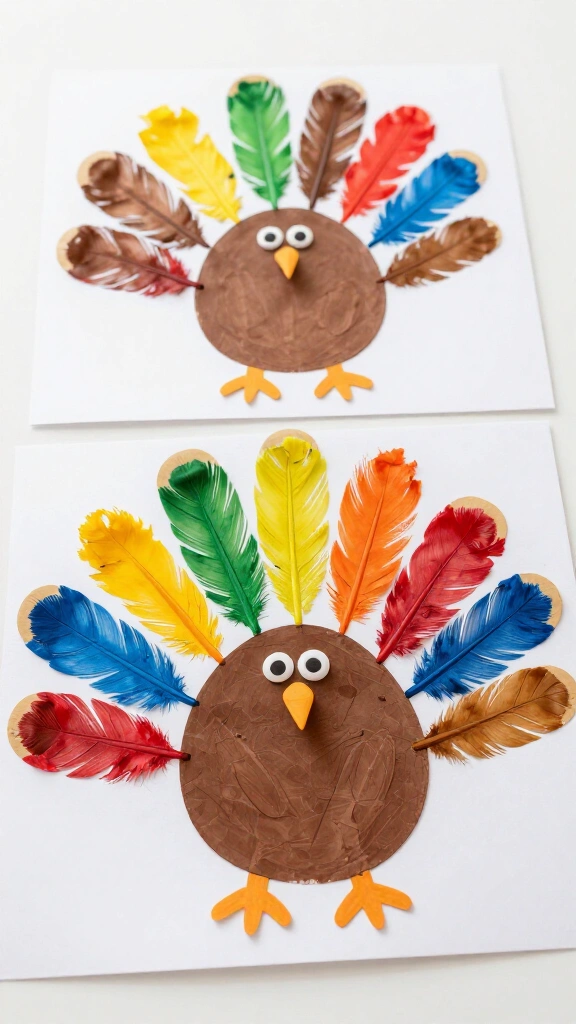 Handprint turkey keepsake