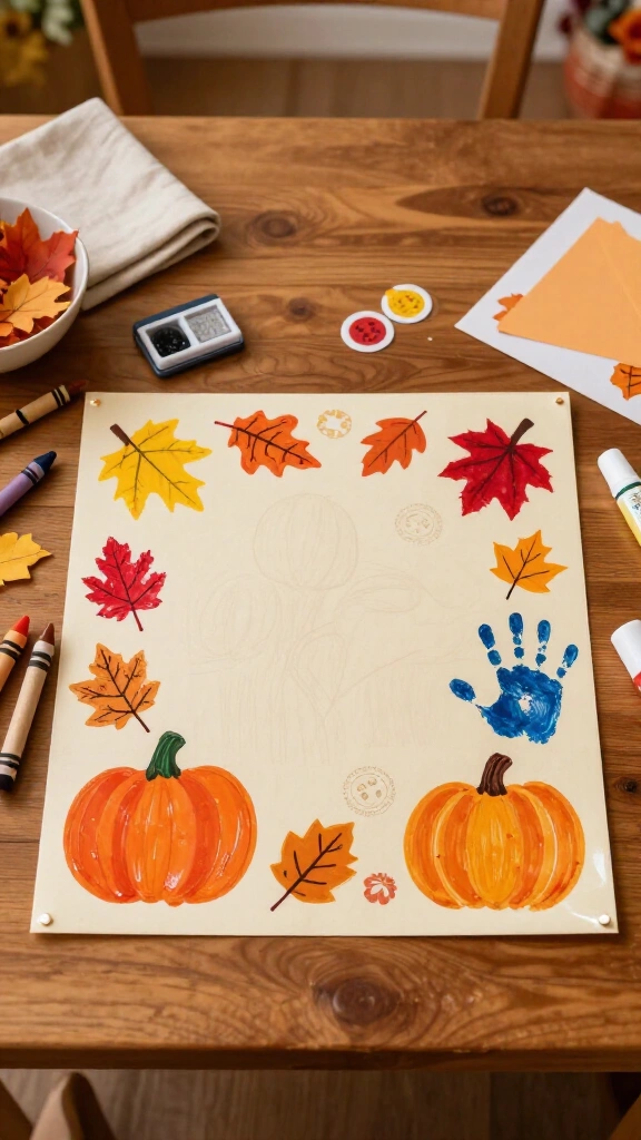 "I am thankful for" placemat