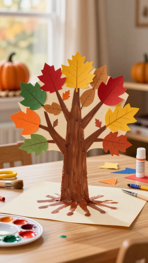 Thankful handprint tree