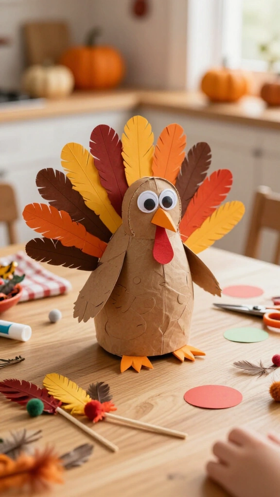 Turkey puppet craft
