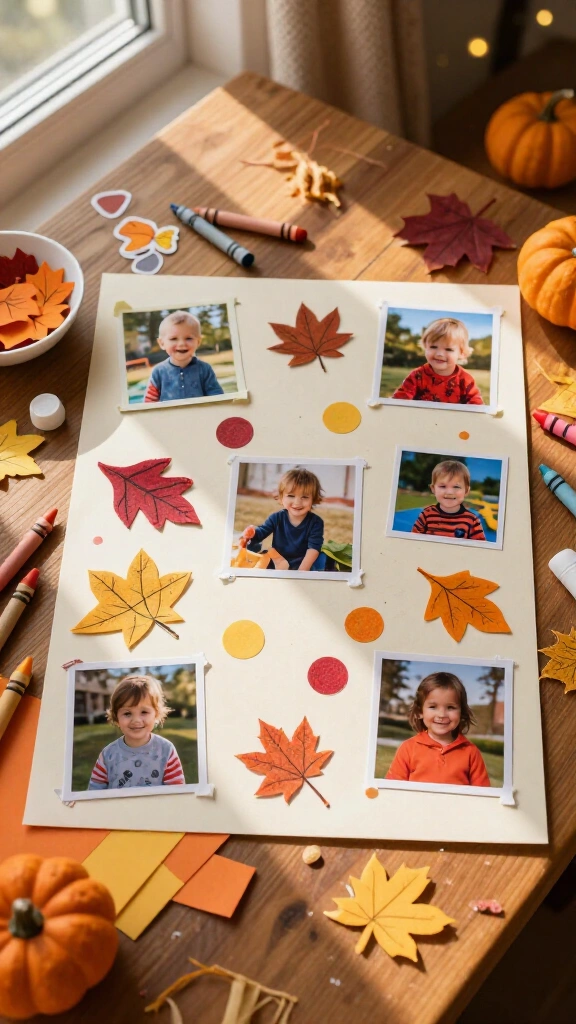 Gratitude collage with family photos