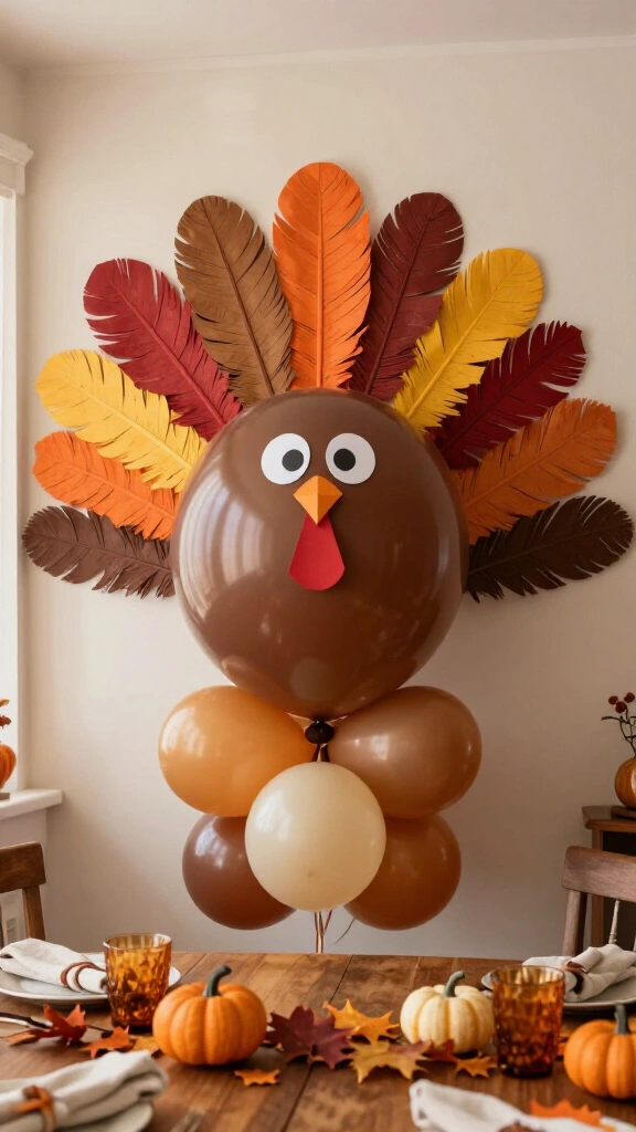 Turkey balloon display