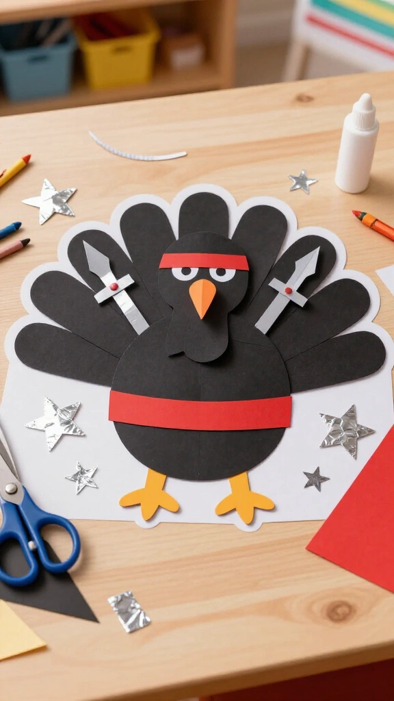 Ninja turkey template