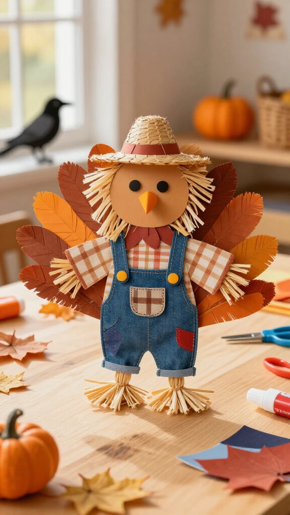Scarecrow turkey disguise
