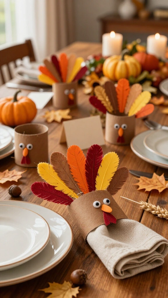 Turkey napkin rings
