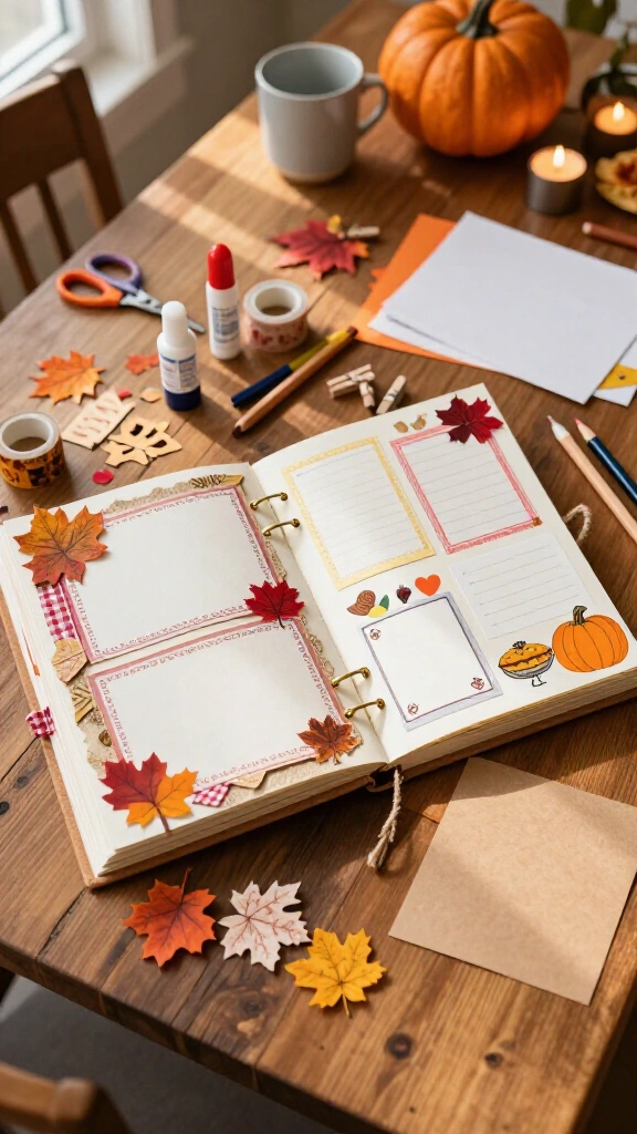 DIY Thanksgiving memory book