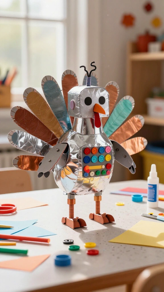 Robot turkey disguise