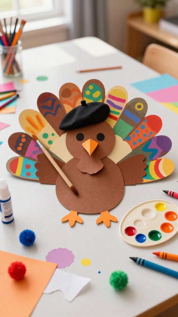 Artist turkey disguise