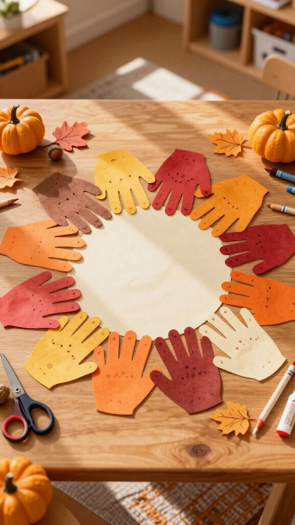 Psalm 100 thankful hands craft