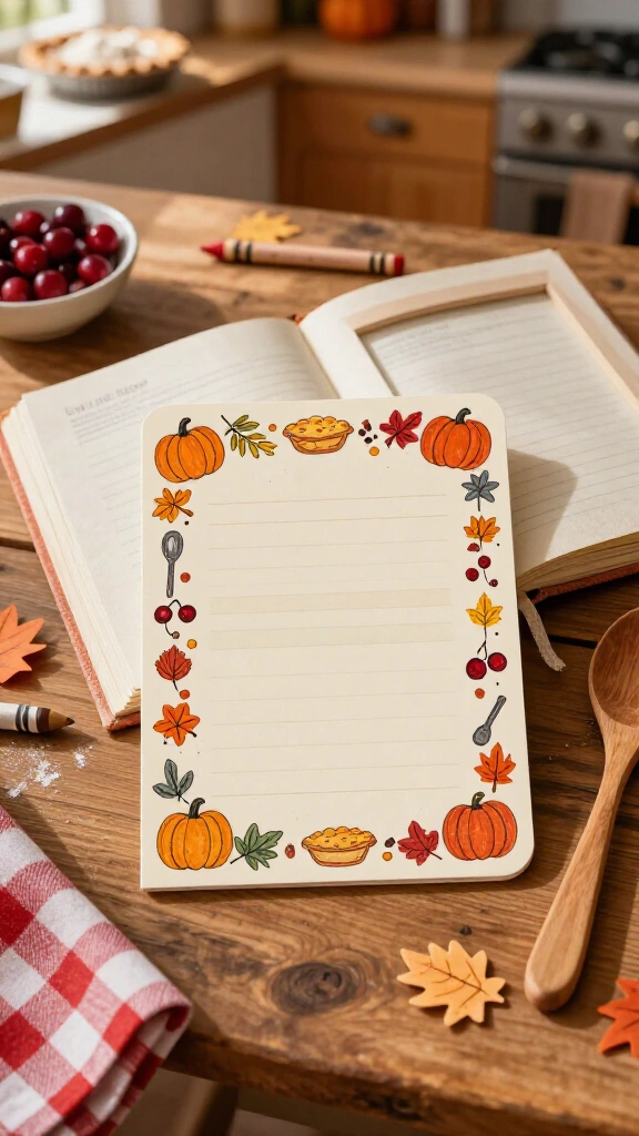 Family recipe card artwork