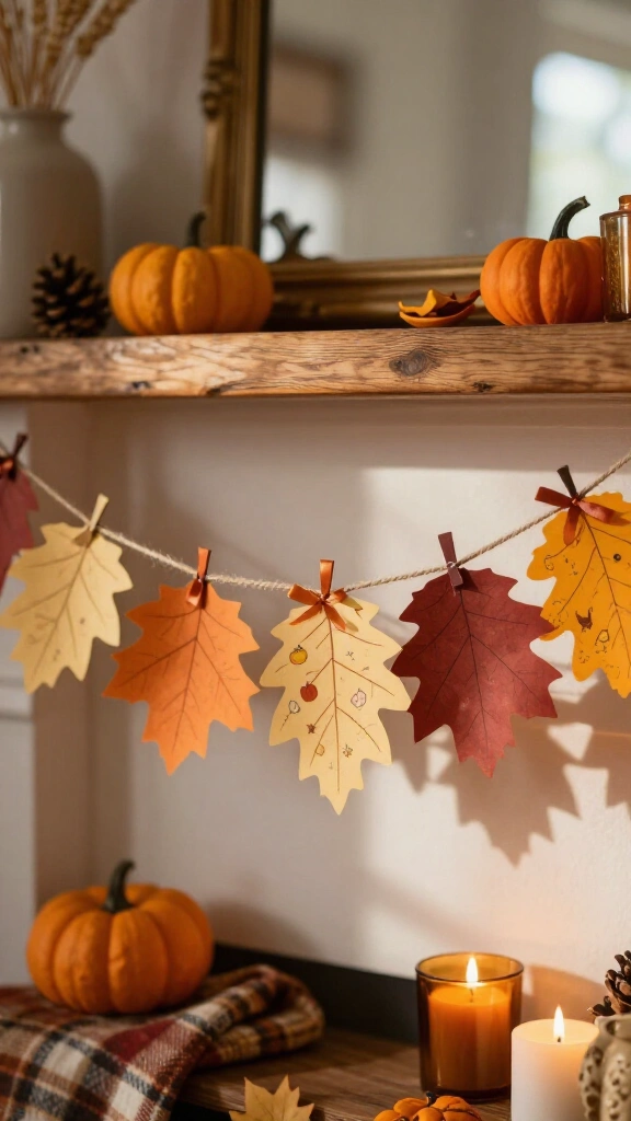 Thankful leaves garland