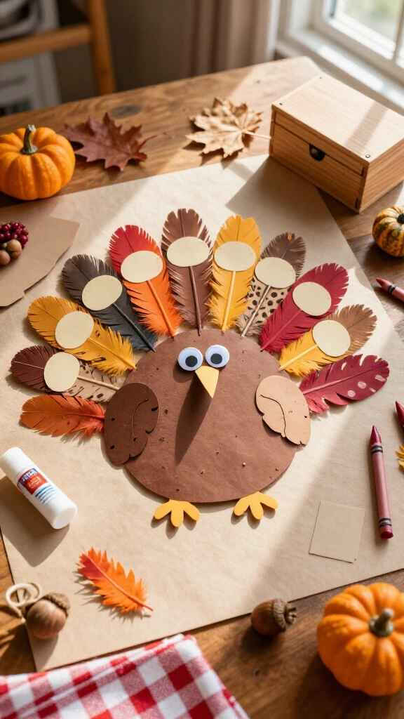 Turkey feather time capsule