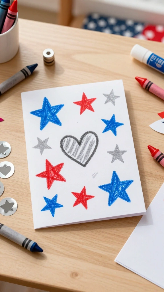 "Thank You Veteran" coloring card