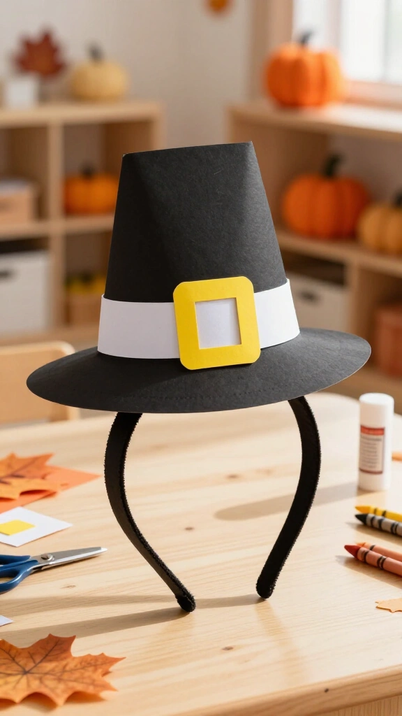 Pilgrim hat headband