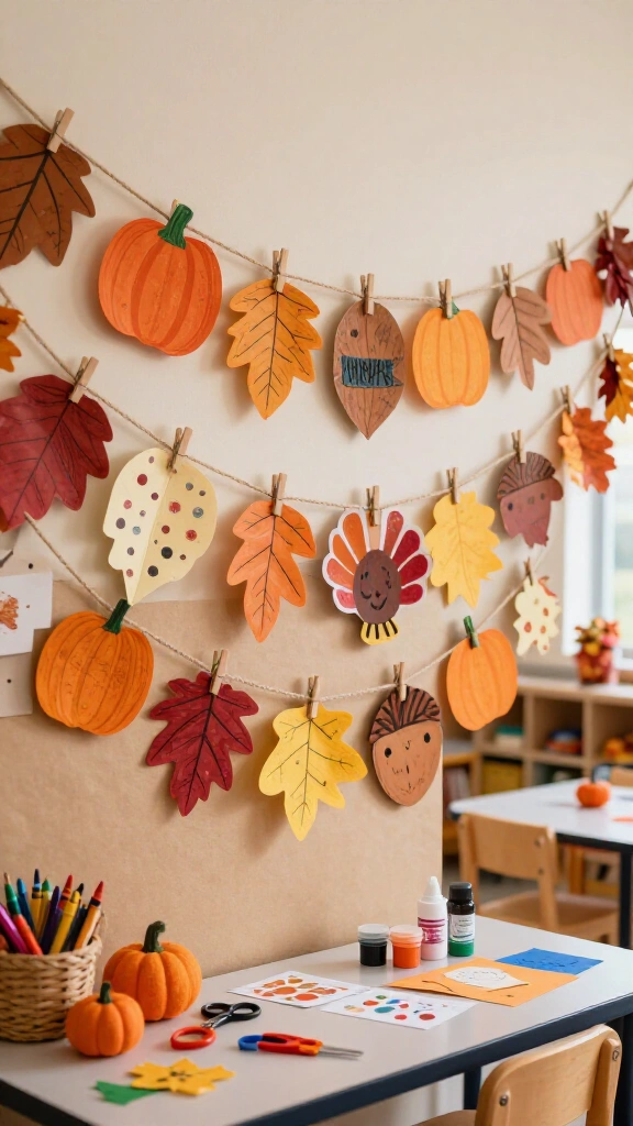 Gratitude garland art