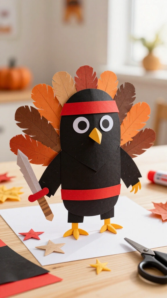 Ninja turkey disguise