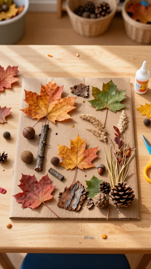 November nature collage