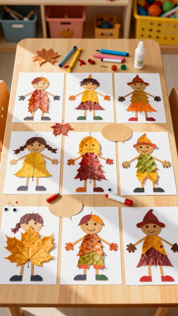 Leaf people craft