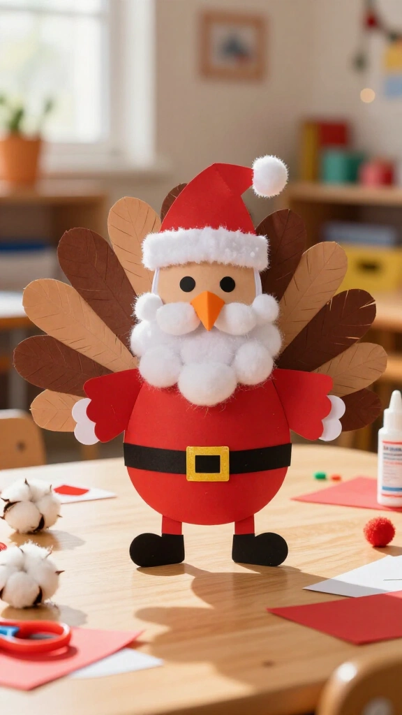 Santa turkey disguise