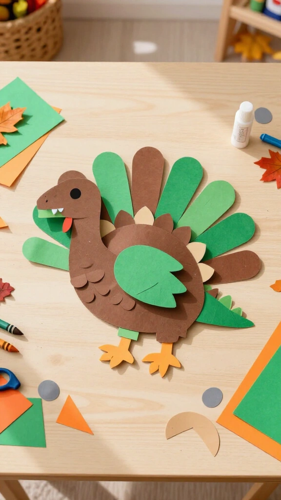 Dinosaur turkey disguise