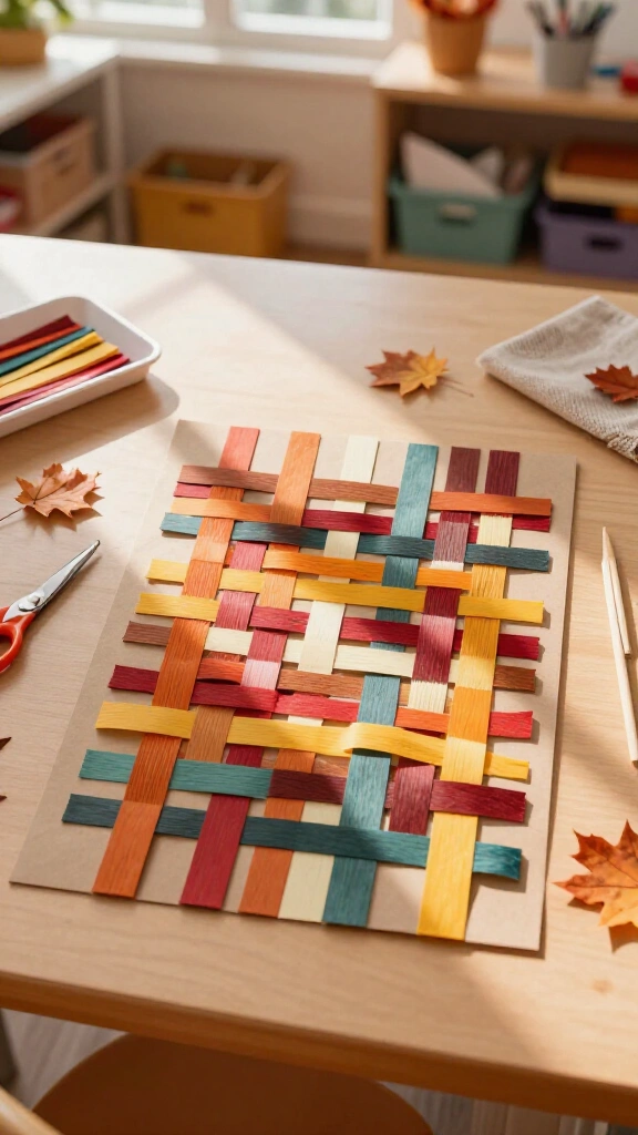 Native American inspired pattern weaving