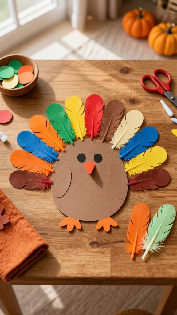 Turkey feather color match