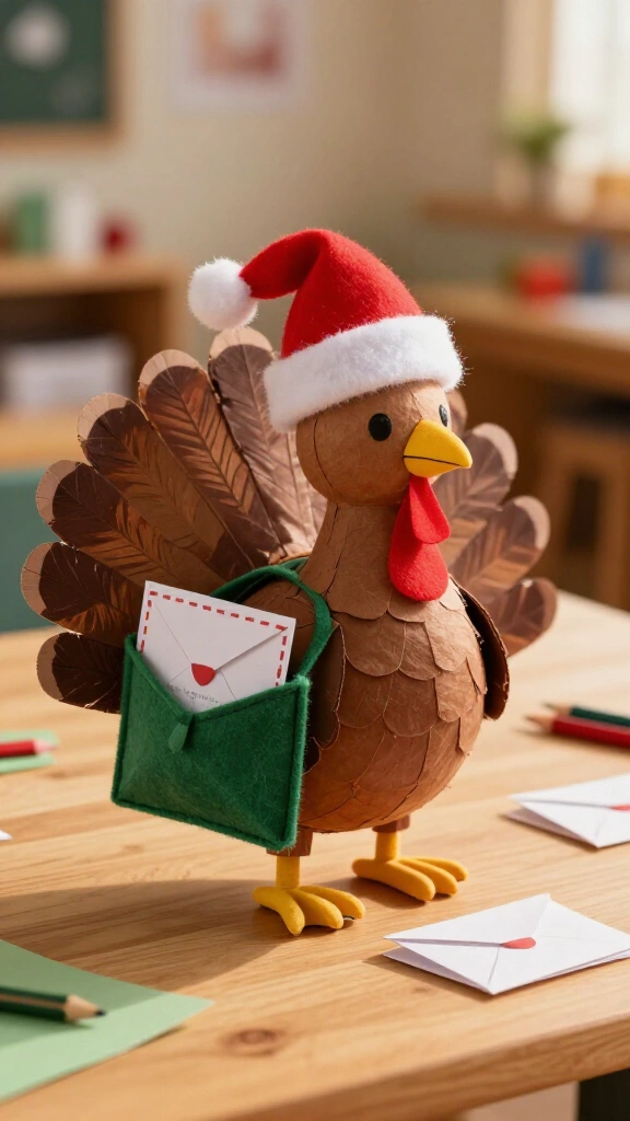 North Pole mailman turkey