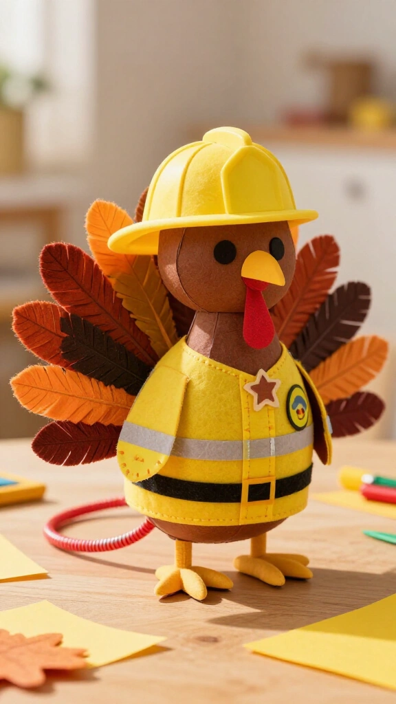 Firefighter turkey