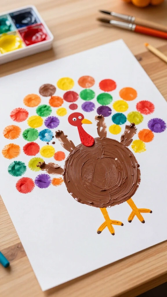 Fingerprint feather turkey