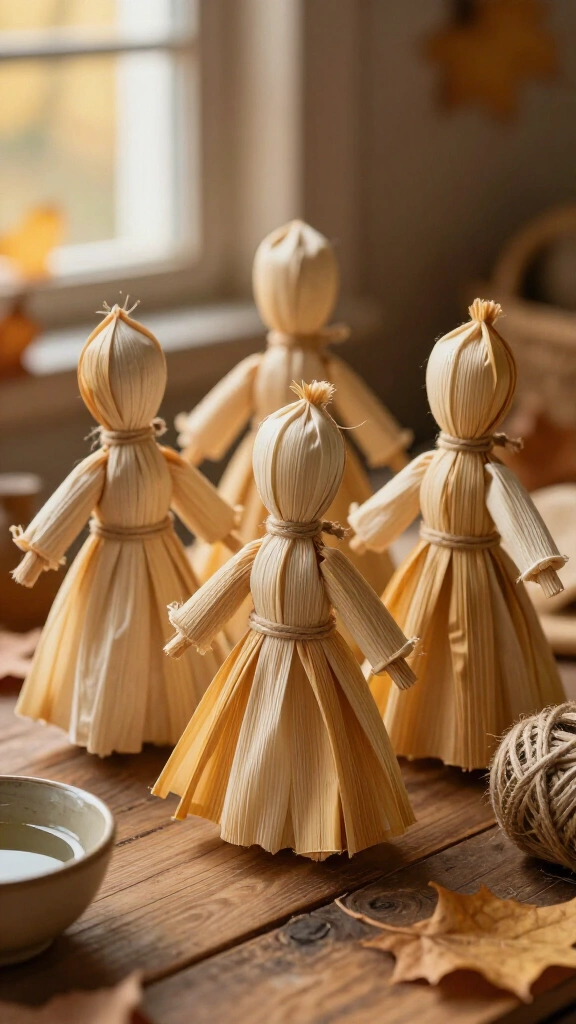 Corn husk dolls