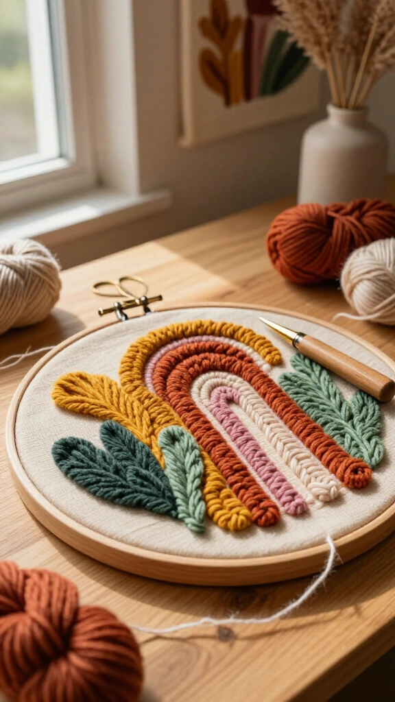 Punch Needle Wall Art