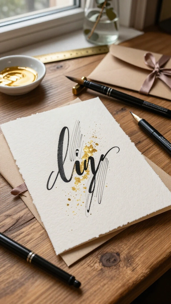 Modern Calligraphy Greeting Cards