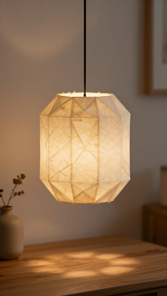 Origami Paper Lampshades