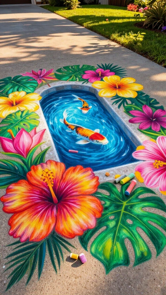 Sidewalk Chalk Murals