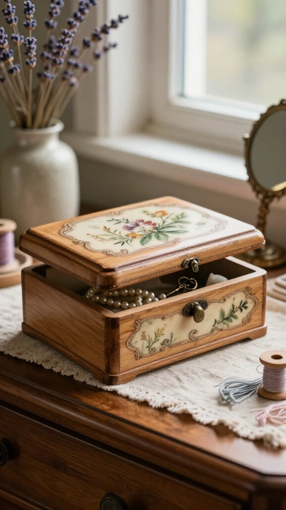 Decoupage Wooden Keepsake Boxes