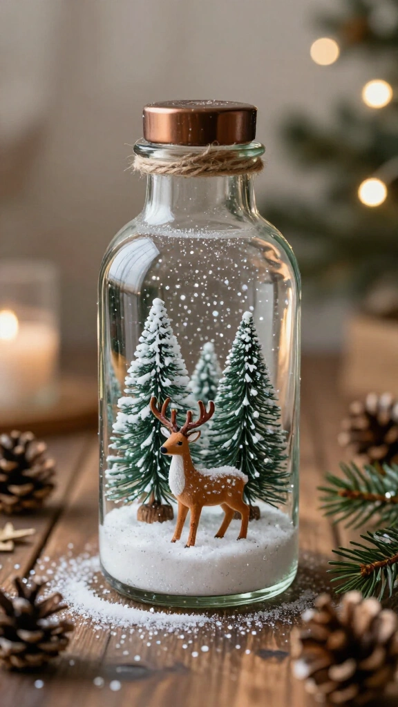 Miniature Winter Snow Globes