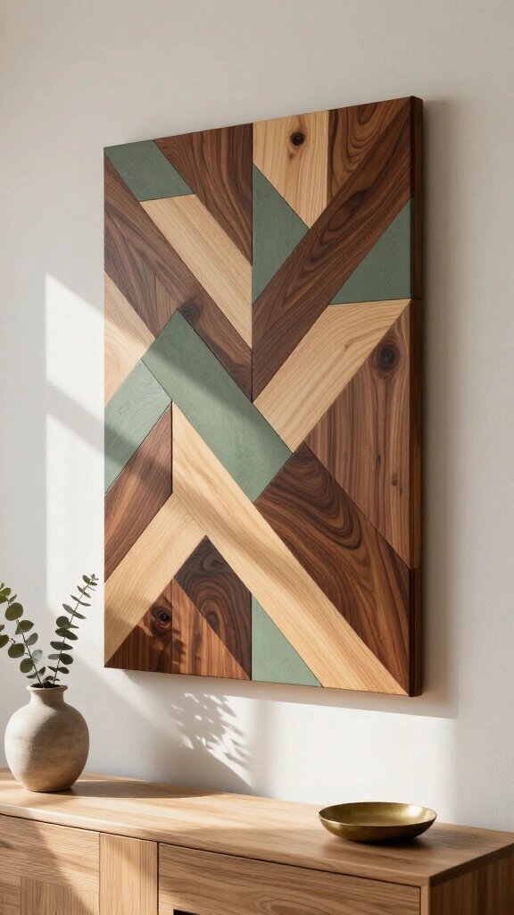 Geometric Wood Wall Art