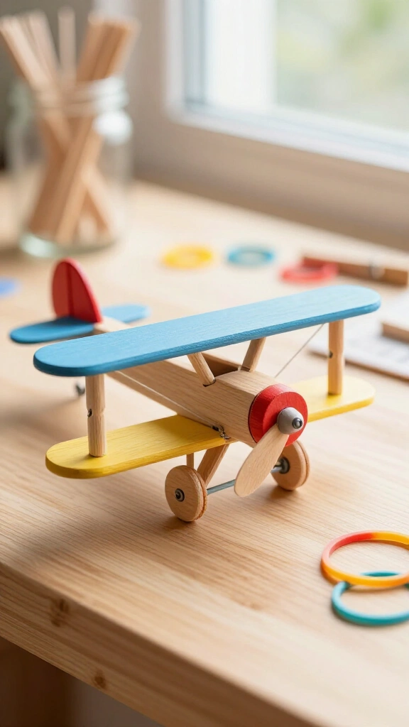 Classic Rubber Band Airplane Toys