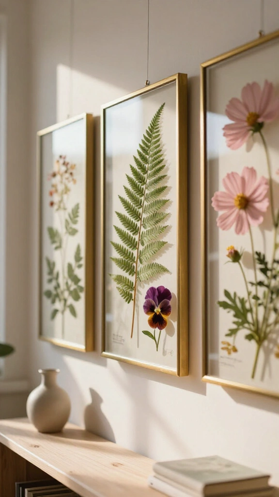 Pressed Botanical Floating Frames