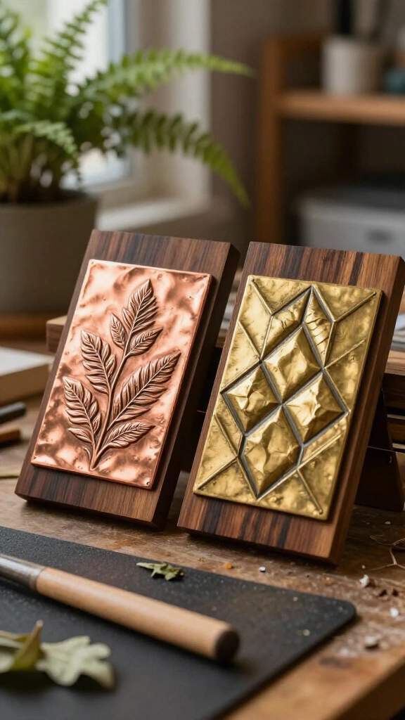 Embossed Metal Art Sheets