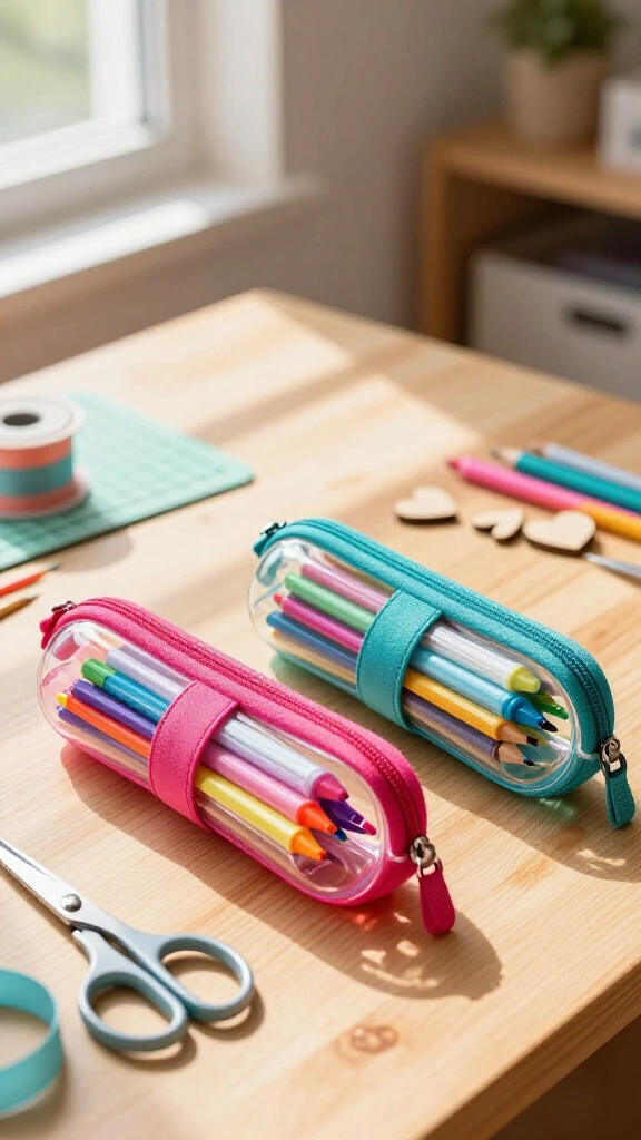Zippered Craft & Pencil Cases