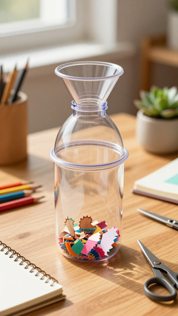 Compact Desktop Wastebin