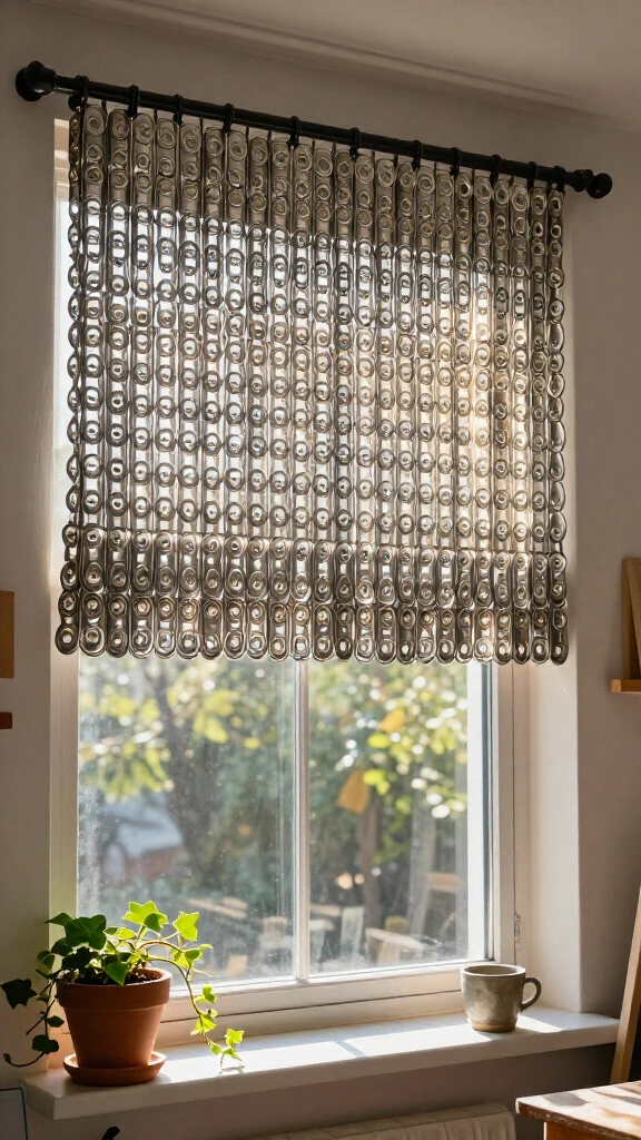 Industrial Window Curtain Valance
