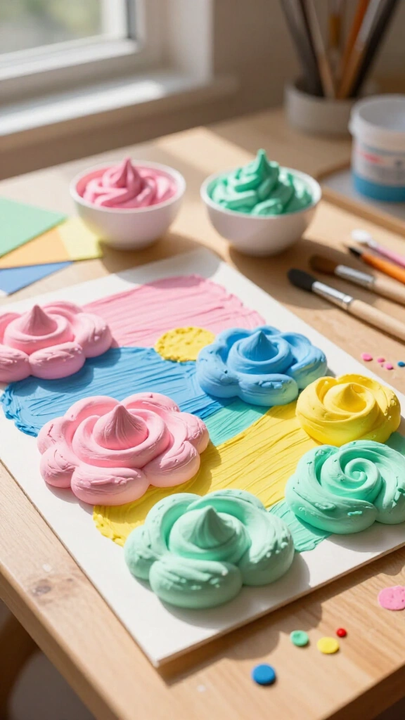 Magic Puffy Paint Creations